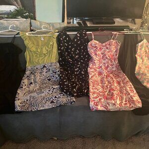 Lot Of 6 Summer SUNDRESSES (incl. Lilli Pulizer), Size Small (Sz 4-6)
